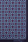 FERRAGAMO NAVY BLUE Silk pocket square