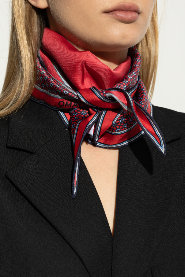 FERRAGAMO Pañuelo triangular con estampado