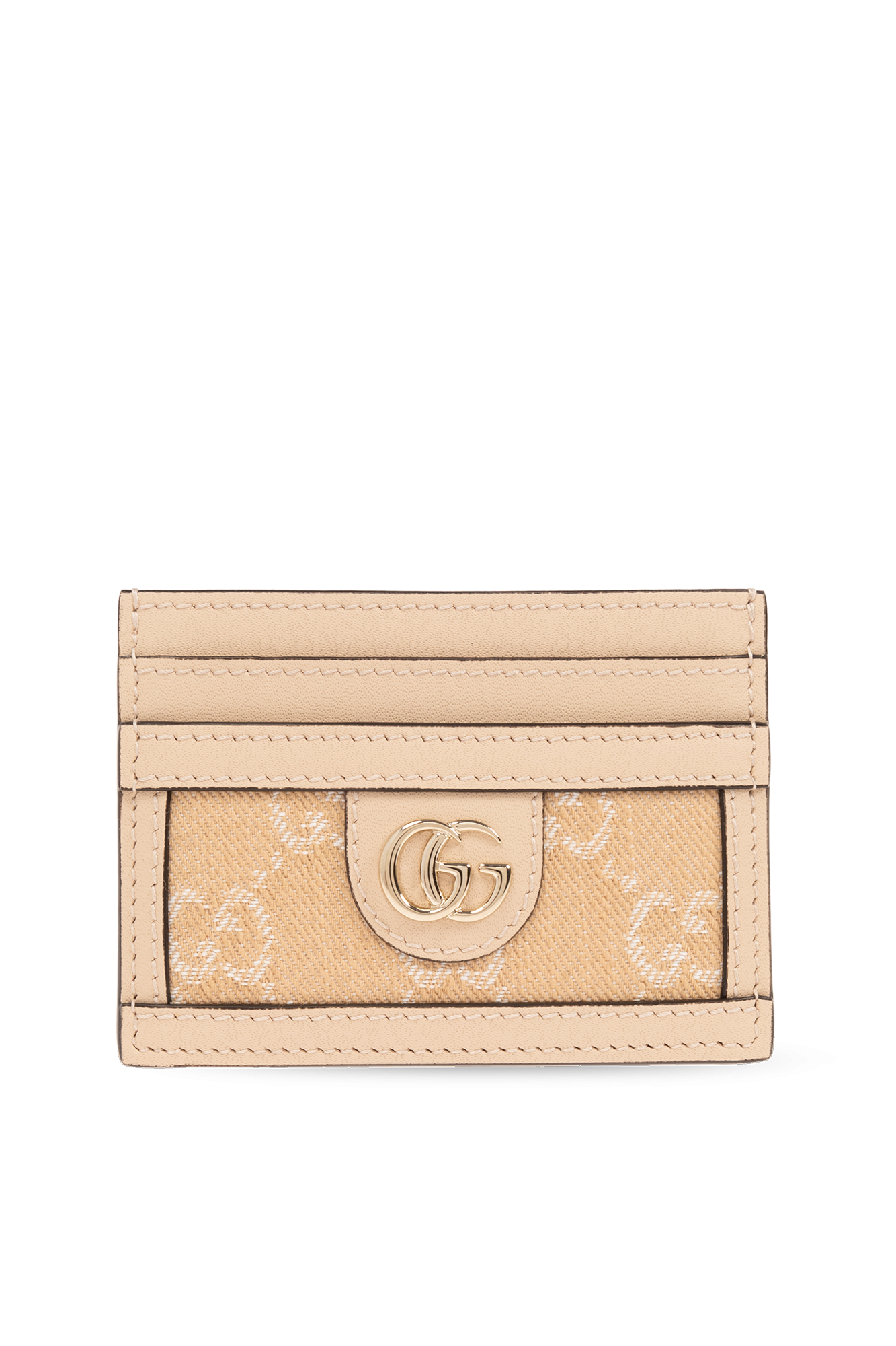 Beige Card case with logo Gucci - Vitkac GB