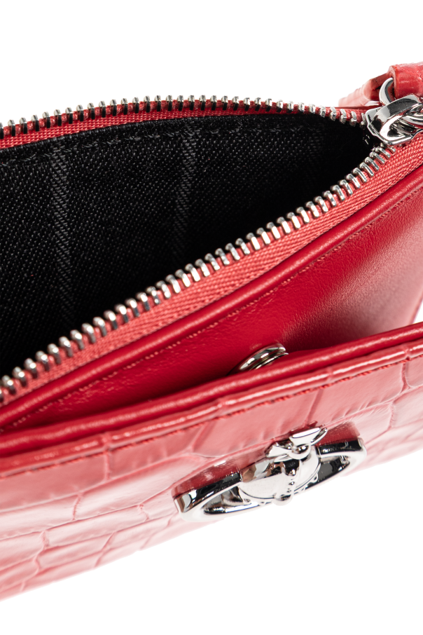 Vivienne Westwood Wallet with an appliqué in the shape of the logo