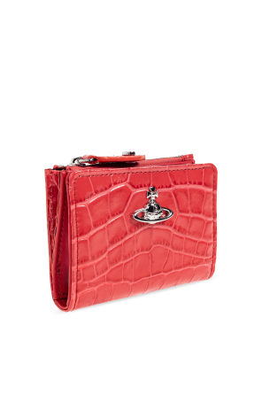 Vivienne Westwood Wallet with an appliqué in the shape of the logo