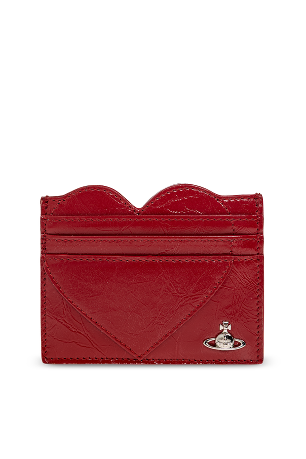 Leather card holder with logo od Vivienne Westwood