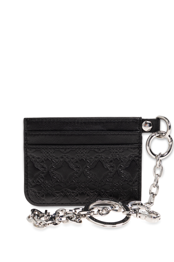 Vivienne Westwood Funda de cuero para tarjeta