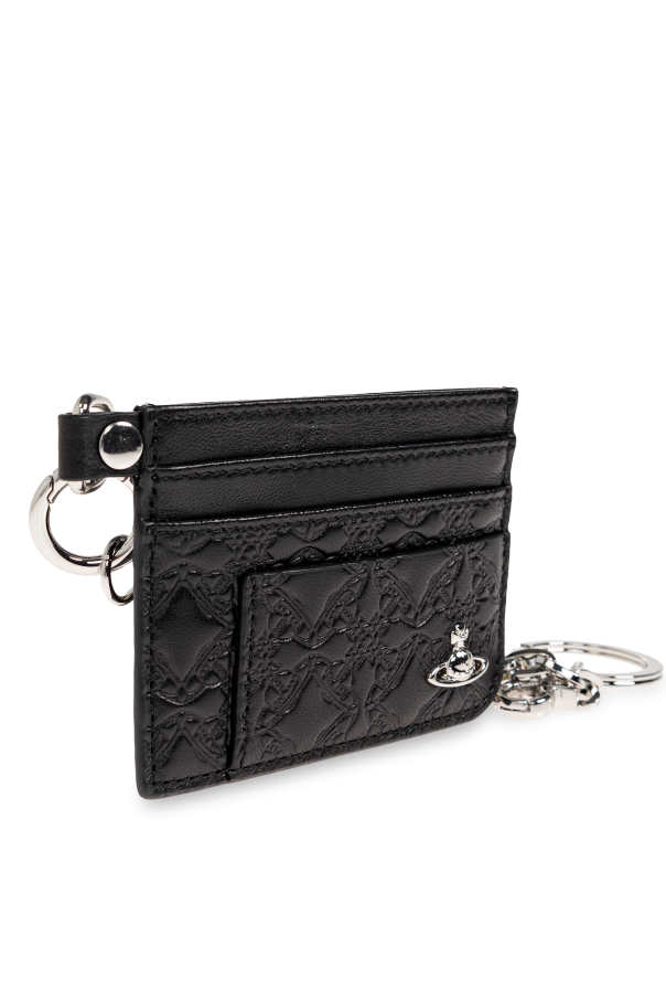 Vivienne Westwood Funda de cuero para tarjeta