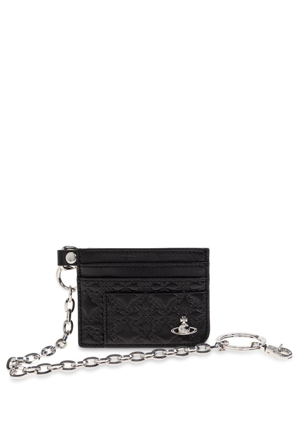 Vivienne Westwood Funda de cuero para tarjeta