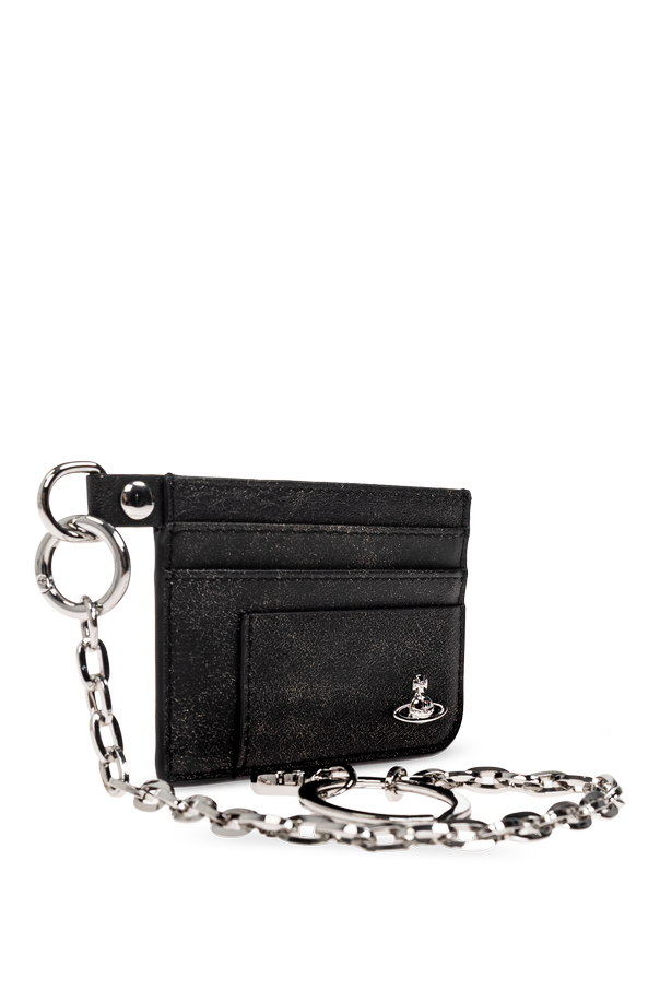 Vivienne Westwood Leather card holder with keyring