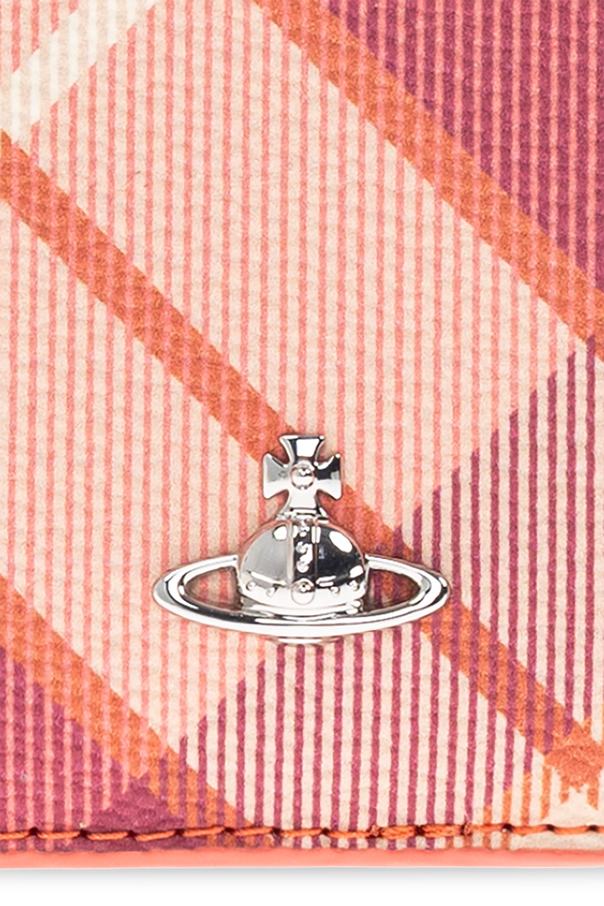 Vivienne Westwood Funda de cuero para tarjeta MagSafe