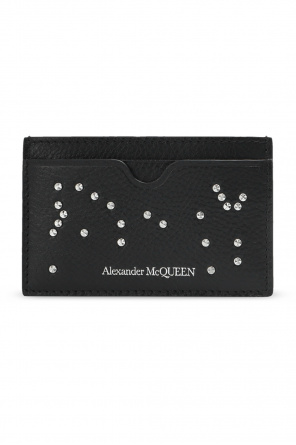 Alexander McQueen embossed zip pouch bag