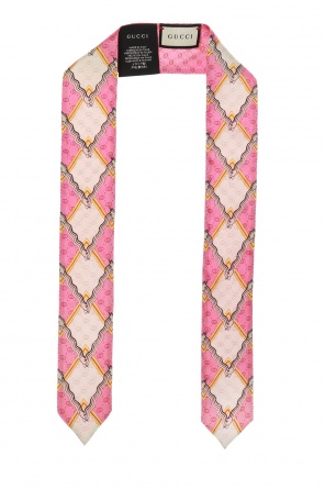 Wzorzysta apaszka od Gucci