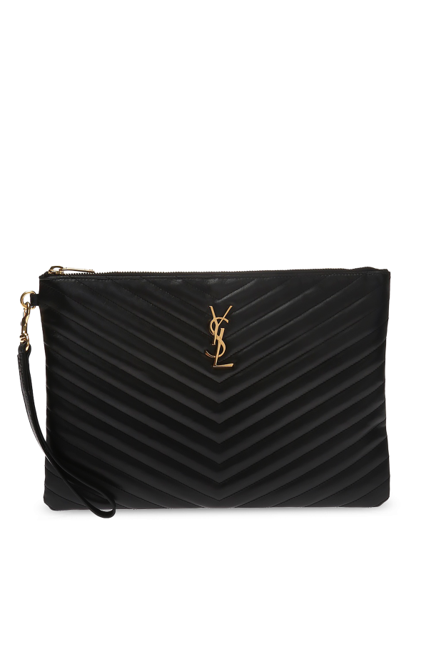 Clutch with logo od Saint Laurent