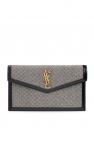 Saint Laurent BLACK Clutch with logo