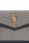 Saint Laurent BLACK Clutch with logo