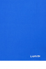 Lanvin Silk pocket square with logo