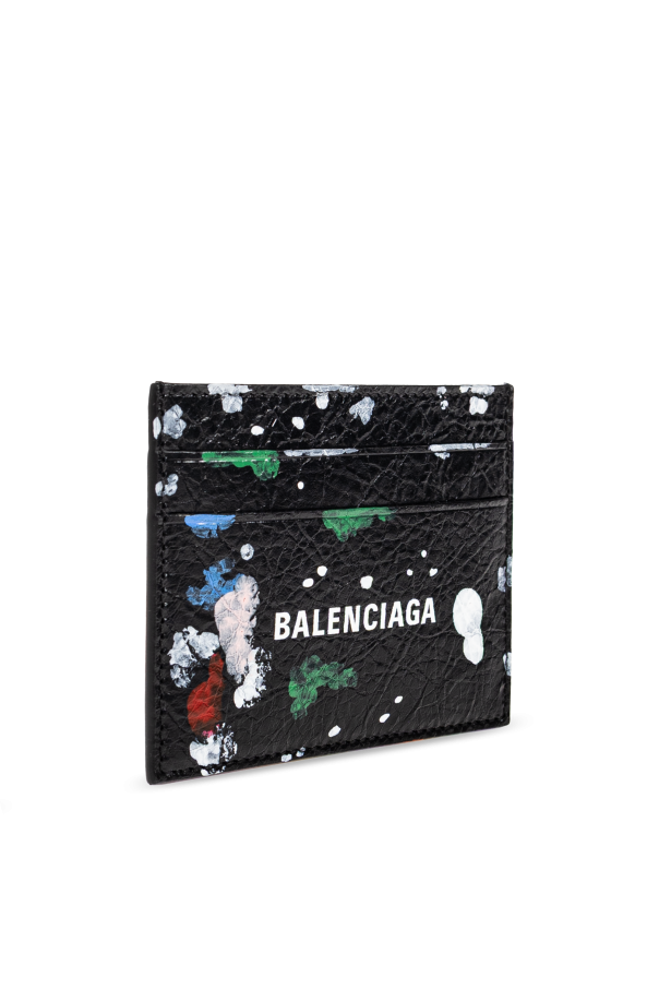Balenciaga Estuche de cuero para tarjetas