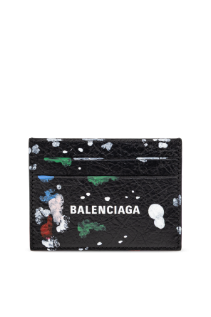 Estuche de cuero para tarjetas