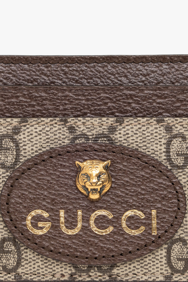 gucci Web Card case with logo