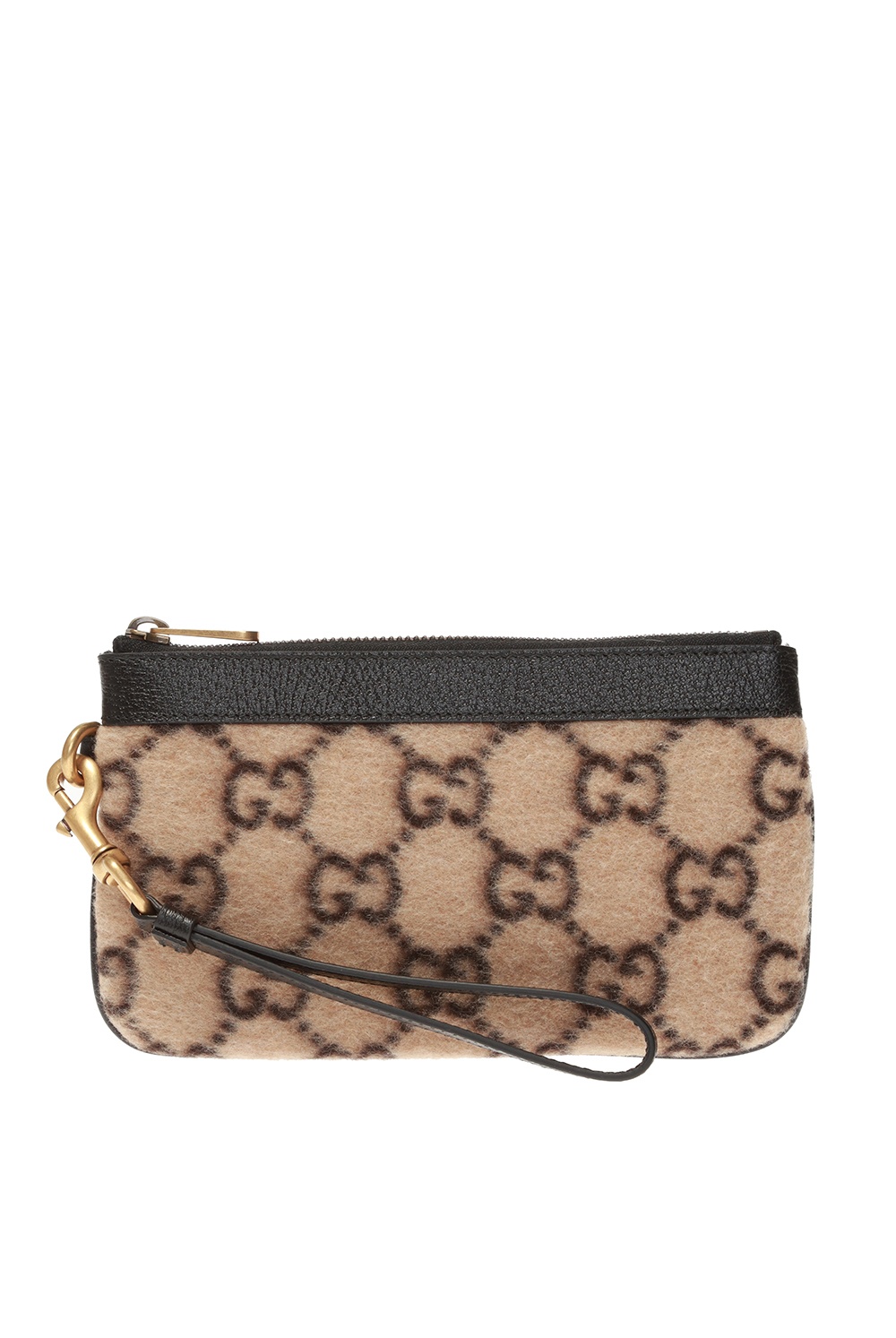 gucci logo clutch