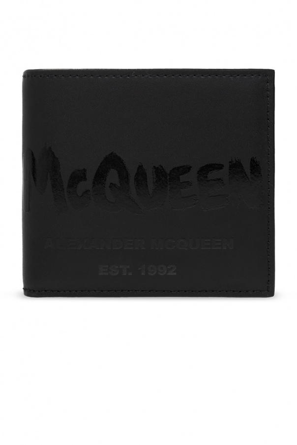 Alexander McQueen Folding wallet with logo