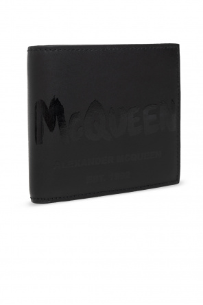 Alexander McQueen Folding wallet with logo