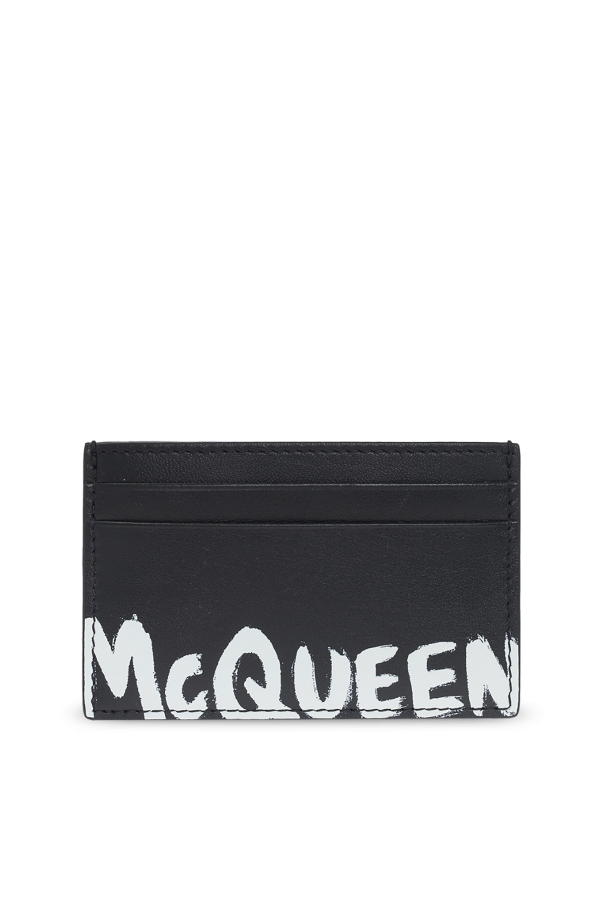 Alexander McQueen Leather card holder