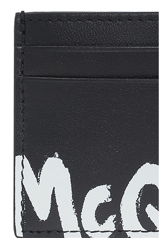 Alexander McQueen Leather card holder