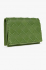Bottega Veneta GREEN Leather business card case