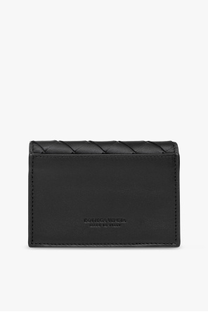 bottega Leather Veneta Leather business card case