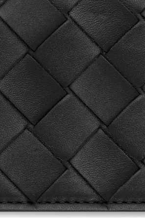 bottega Bloc Veneta Leather business card case