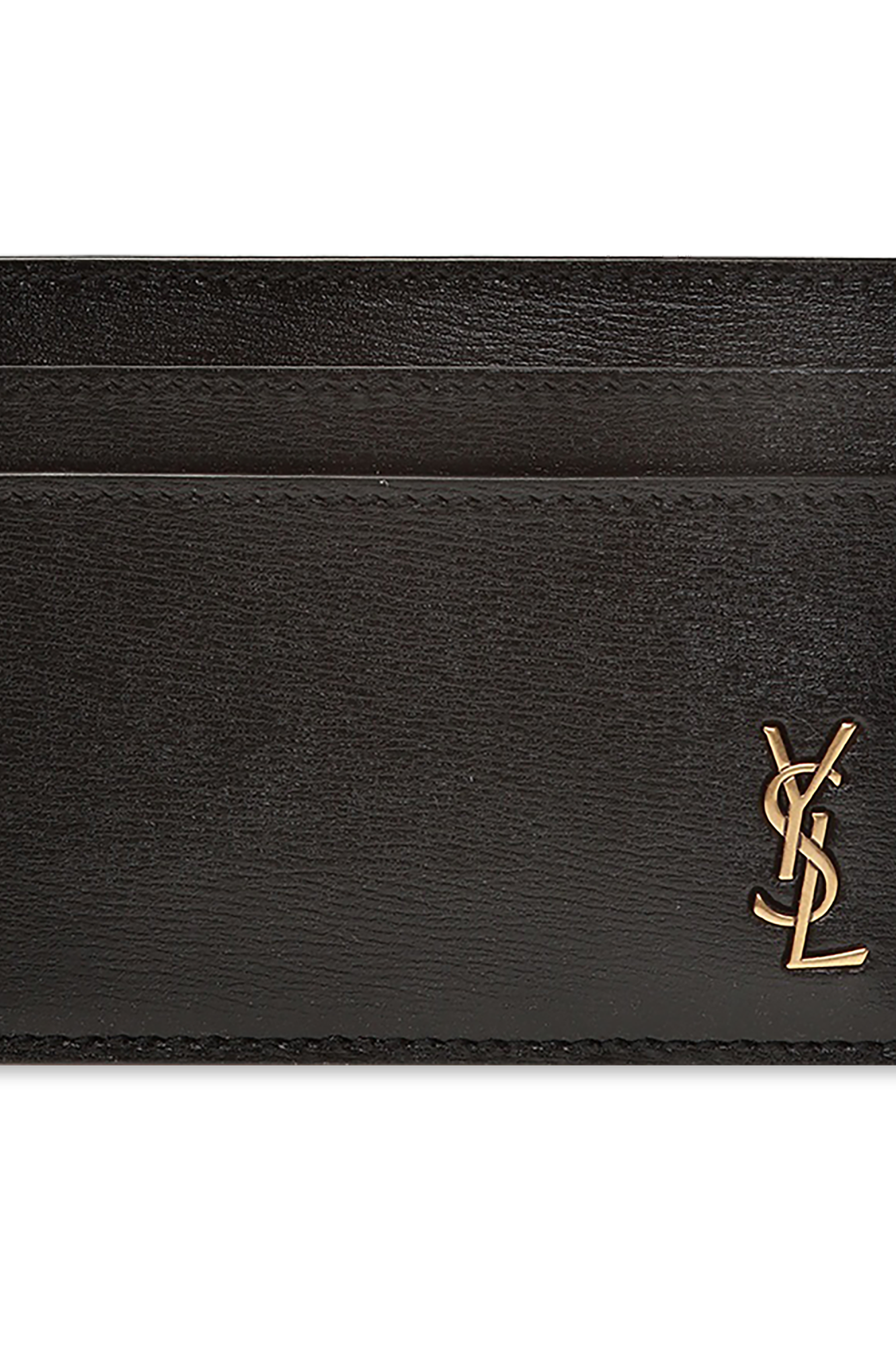 Saint Laurent Logo card case