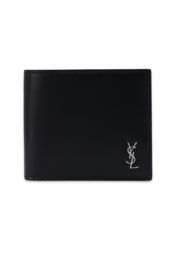 Saint Laurent Składany portfel z logo