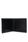 Saint Laurent BLACK Folding wallet with logo