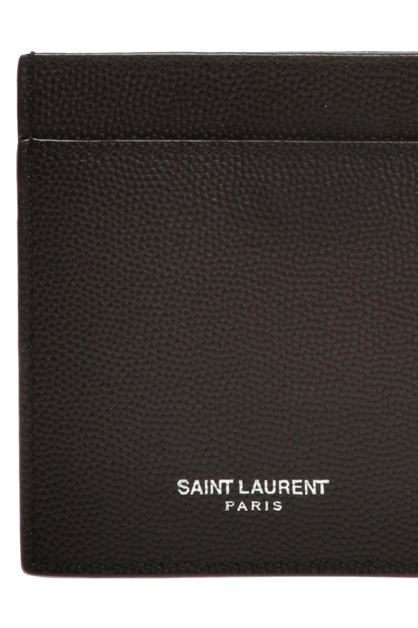 Saint Laurent Logo card case