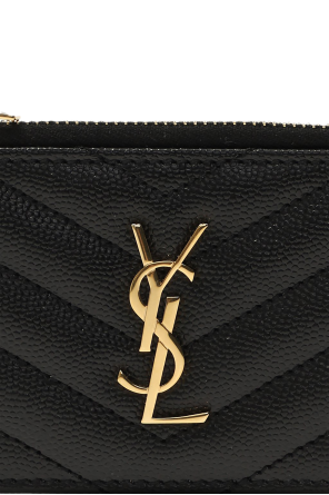 Saint Laurent Logo card case
