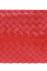 Bottega Veneta RED ‘Intrecciato’ weave clutch