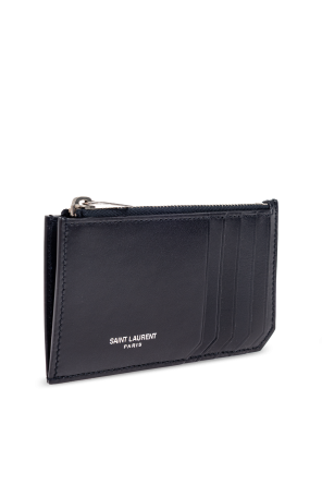 Saint Laurent Estuche para tarjetas con logo