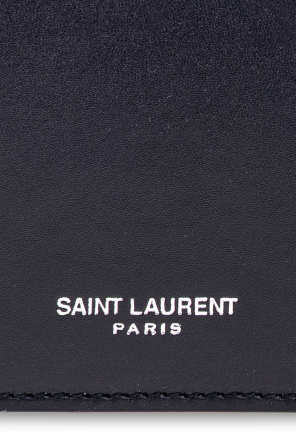 Saint Laurent Estuche para tarjetas con logo
