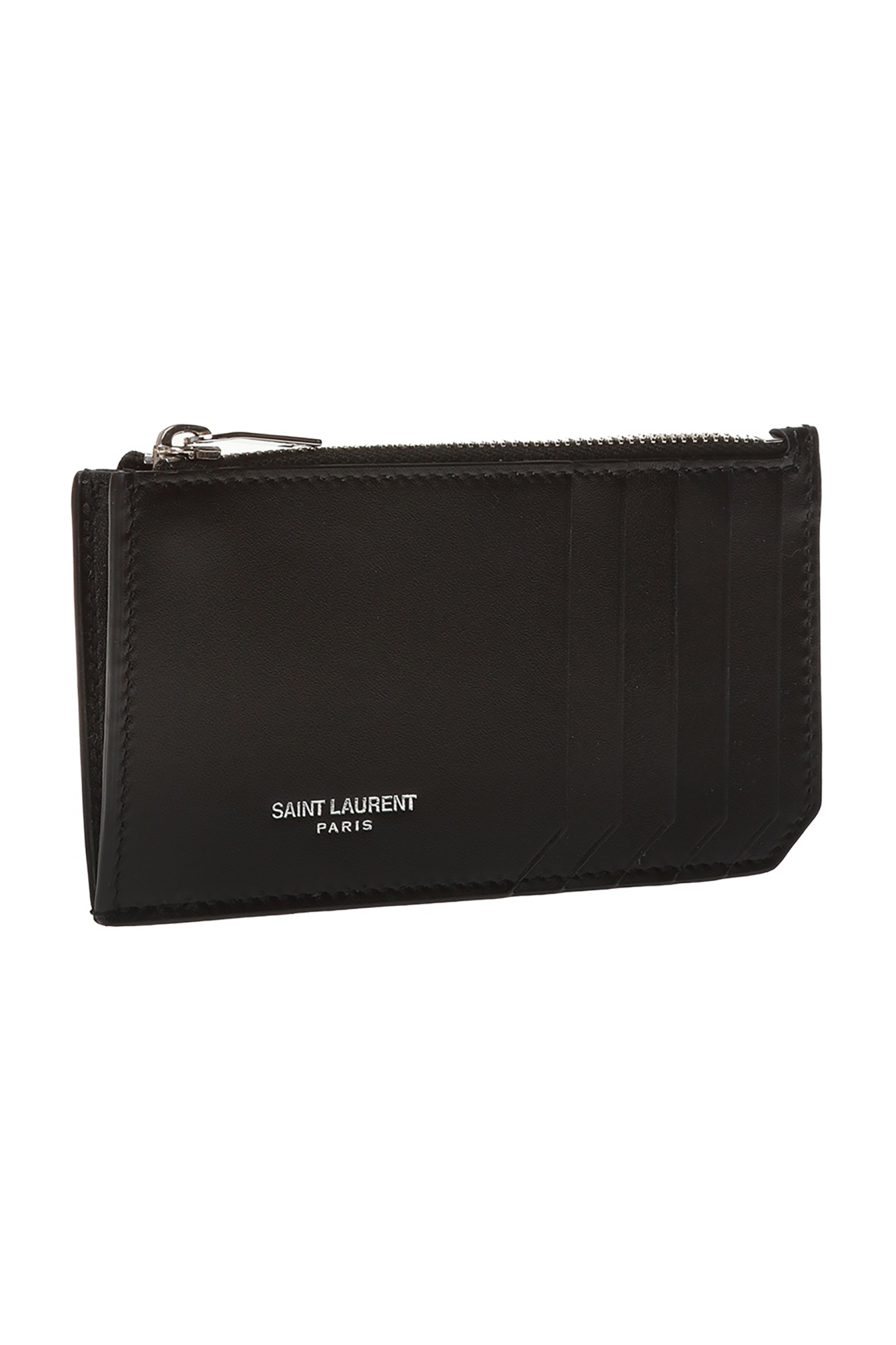 Saint Laurent Logo card case