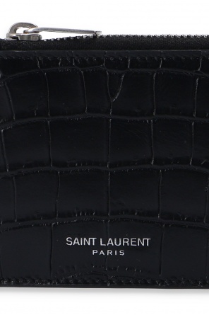 Saint Laurent YVES SAINT LAURENT Chevron Grain De Poudre Envelope Chain Bag Black Sold
