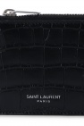 Saint Laurent Saint Laurent logo-plaque quilted leather wallet