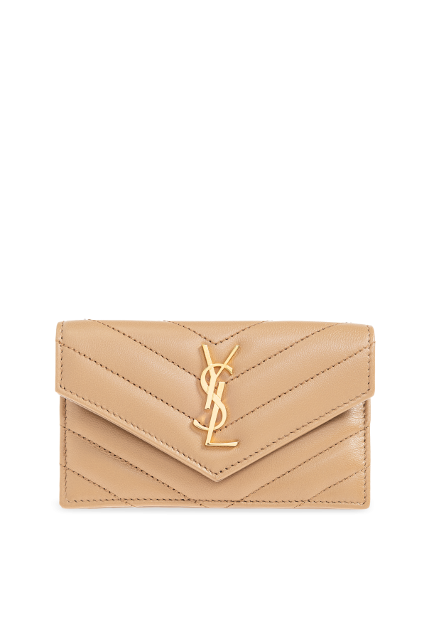 Leather wallet with logo od Saint Laurent
