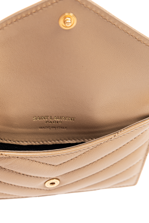 Saint Laurent Lederportemonnaie mit Logo