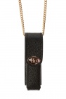 Gucci BLACK Lipstick case on chain
