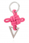 Bottega Veneta logo装饰钥匙环