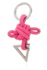 Bottega Veneta logo装饰钥匙环