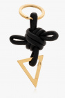 Bottega Veneta BLACK Leather keyring