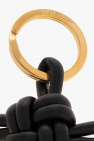 Bottega Veneta BLACK Leather keyring