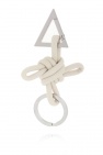 Bottega Veneta cream Logo-embossed keyring