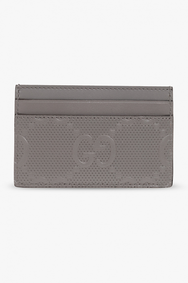 gucci crystal-embellished Leather card case