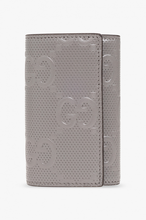 Gucci GUCCI Web Detail Leather Handbag