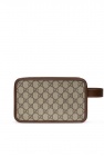 Gucci bolso cabas crew gucci en lona monogram azul y cuero marron